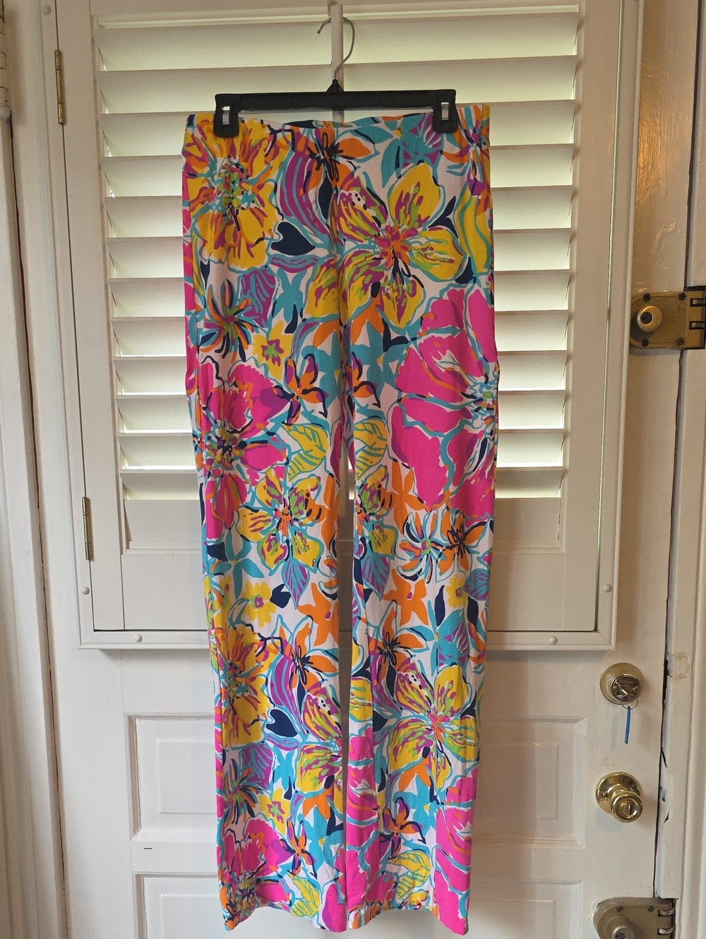 Lilly Pulitzer Multicolor Floral Wide-Leg Pants